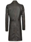Women’s Sheepskin Leather Car Coat – Back View