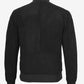 Men's Black Suede Bomber Jacket - Side View