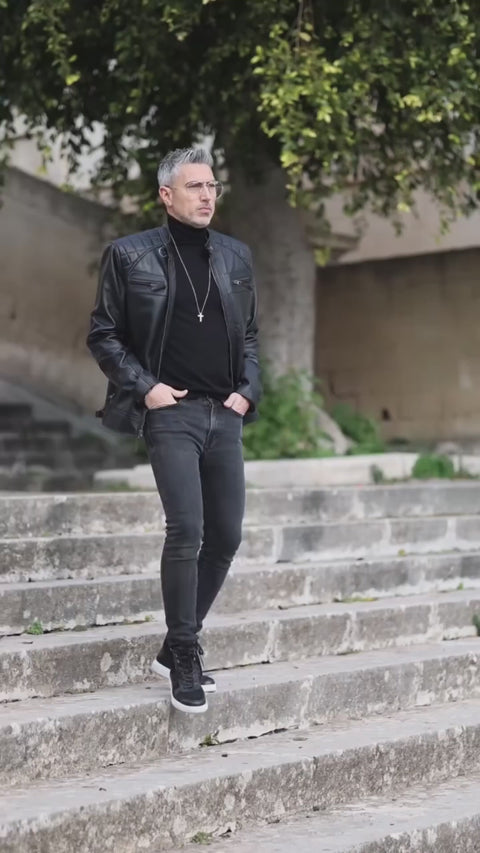 See the leather up close