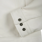 Harlow Men's White Leather Jacket - Back View