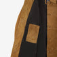 Women's Brown Suede Car Coat - Full Length